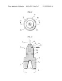 SEED RETAINING MEMBER AND METHOD OF MANUFACTURING POLHYCRYSTALLINE SILICON     USING THE SEED RETAINING MEMBER diagram and image