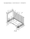 Manual Height Adjustable Assembly For A Crib diagram and image