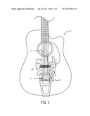 UNDER BRIDGE SYSTEM FOR GUITARS diagram and image