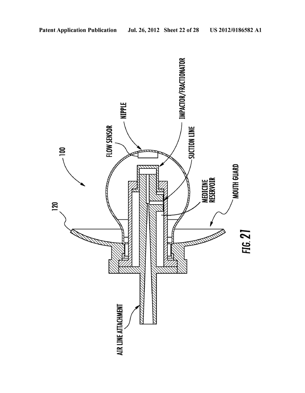 NEBULIZER THAT IS ACTIVATED BY NEGATIVE INSPIRATORY PRESSURE - diagram, schematic, and image 23