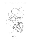 Hair Clip with Hidden Spring diagram and image