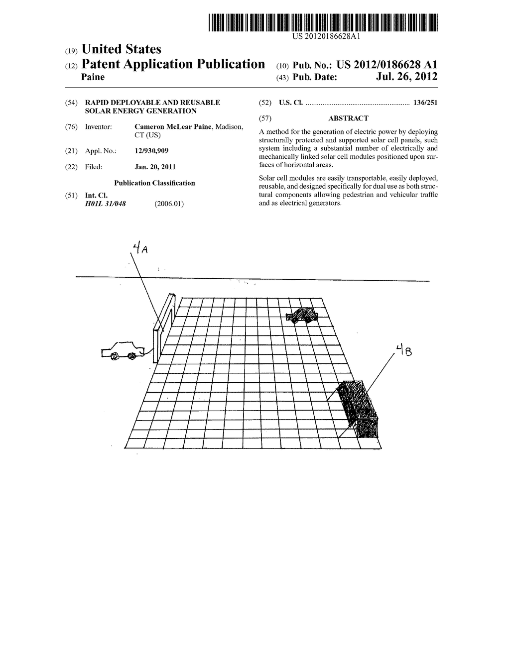 Rapid deployable and reusable solar energy generation - diagram, schematic, and image 01