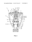 Wall mounted shower head diagram and image