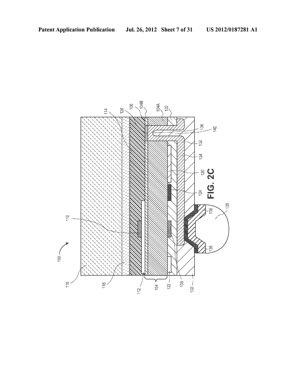 LIGHT SENSOR HAVING TRANSPARENT SUBSTRATE AND THROUGH-SUBSTRATE VIAS - diagram, schematic, and image 08