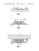 Contact Arrangement For Establishing A Spaced, Electrically Conducting     Connection Between Microstructured Components diagram and image