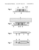 Contact Arrangement For Establishing A Spaced, Electrically Conducting     Connection Between Microstructured Components diagram and image