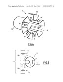 DEVICE FOR GENERATING HYPERFREQUENCY WAVES HAVING A CATHODE WHEREOF EACH     END IS CONNECTED TO A VOLTAGE SOURCE diagram and image