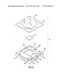 LIGHT EMITTING DIE (LED) PACKAGES AND RELATED METHODS diagram and image