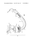 MERCHANDISE DISPLAY SECURITY DEVICE INCLUDING REMOVABLE AND MOVABLE CABLE     COLLECTION TUBE diagram and image