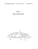 ANTENNA FOR WIRELESS COMMUNICATION TERMINAL FOR HEARING AID COMPATIBILITY diagram and image