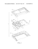 Assembly of an Electronic Device Casing, A Heat-Dissipating Module and a     Waterproofing Module, and the Waterproofing Module diagram and image