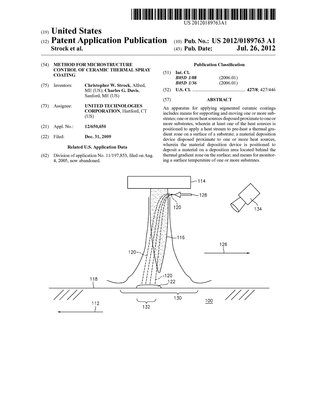 METHOD FOR MICROSTRUCTURE CONTROL OF CERAMIC THERMAL SPRAY COATING - diagram, schematic, and image 01