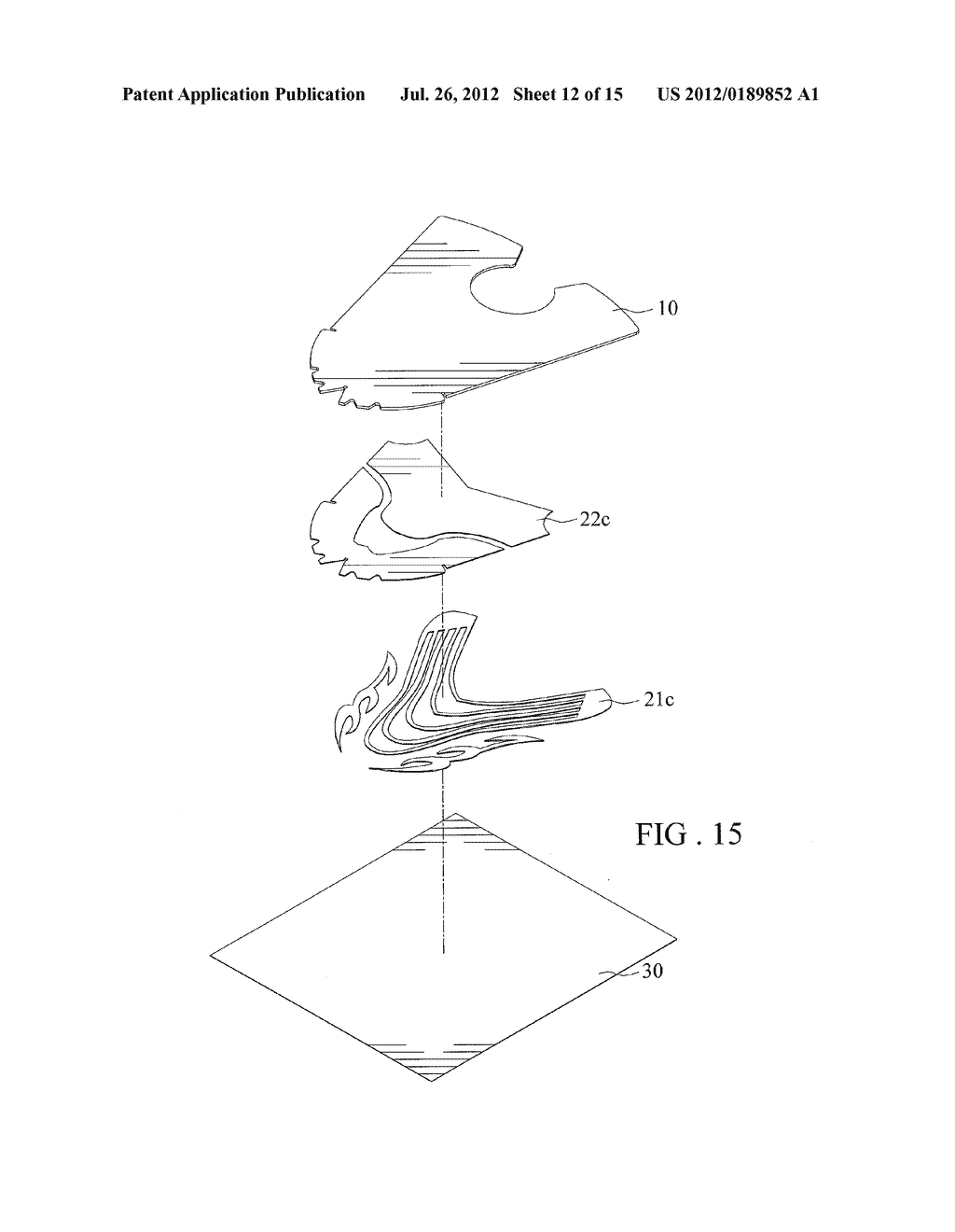 Multi-layer Decorating Element and Method of its Manufacture - diagram, schematic, and image 13