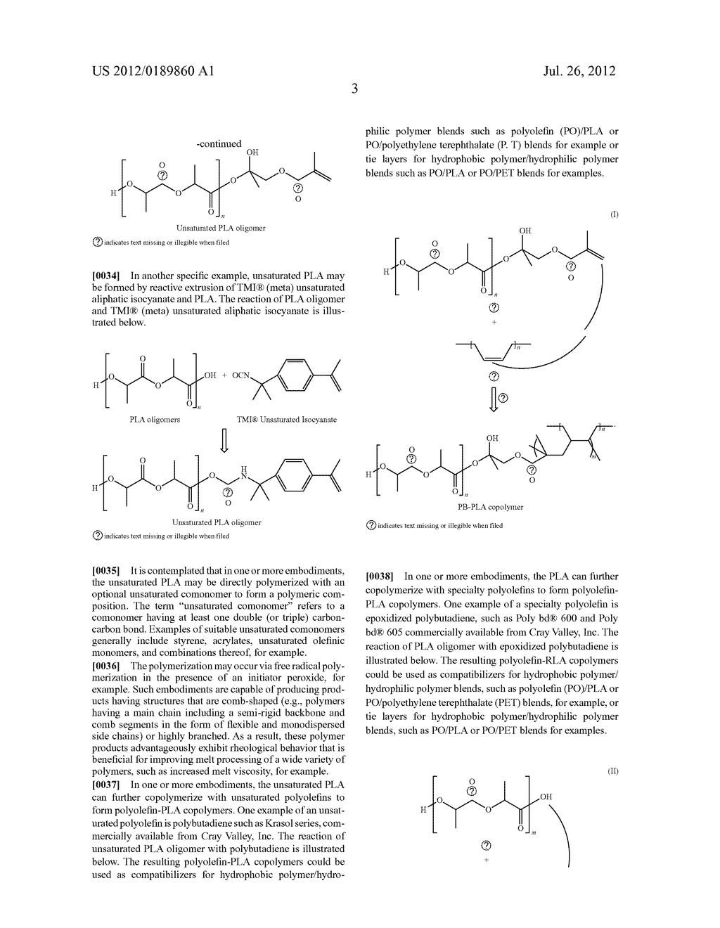 POLYMERIC COMPOSITIONS COMPRISING POLYLACTIC ACID OLIGOMERS AND METHODS OF     MAKING THE SAME - diagram, schematic, and image 04