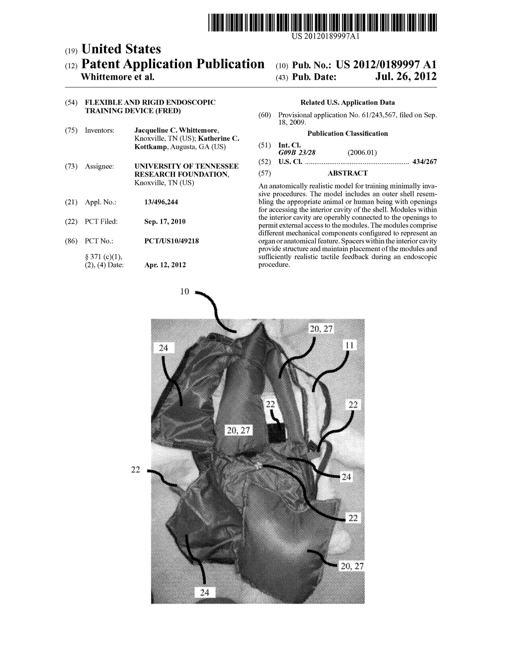 FLEXIBLE AND RIGID ENDOSCOPIC TRAINING DEVICE (FRED) - diagram, schematic, and image 01