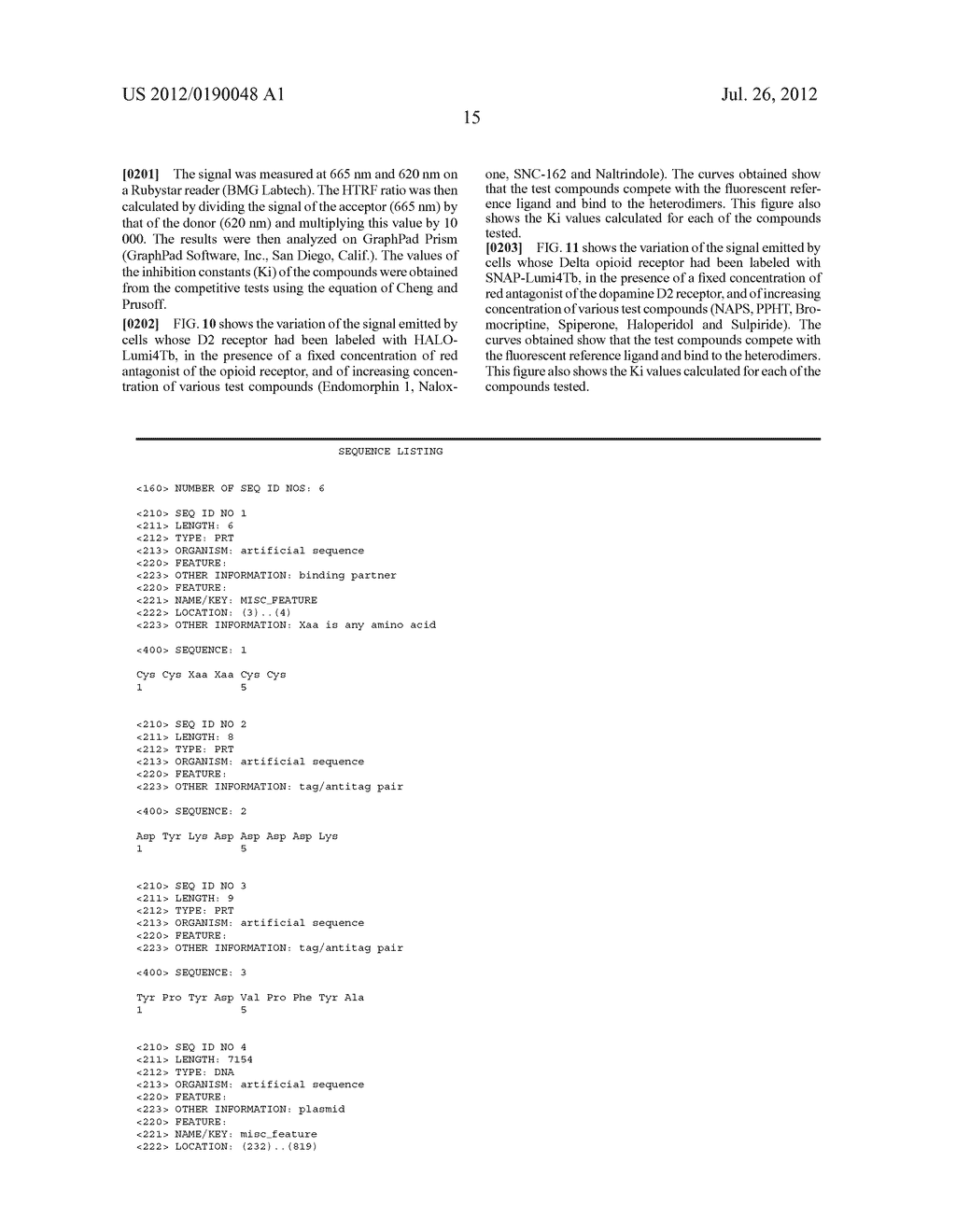 METHOD FOR DETERMINING THE BINDING OF A GIVEN COMPOUND TO A MEMBRANE     RECEPTOR - diagram, schematic, and image 27