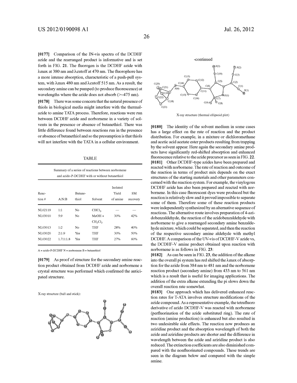 FLUOROGENIC COMPOUNDS CONVERTED TO FLUOROPHORES BY PHOTOCHEMICAL OR     CHEMICAL MEANS AND THEIR USE IN BIOLOGICAL SYSTEMS - diagram, schematic, and image 46