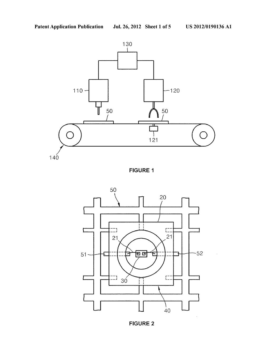 METHOD AND APPARATUS FOR MANUFACTURING LED DEVICE - diagram, schematic, and image 02