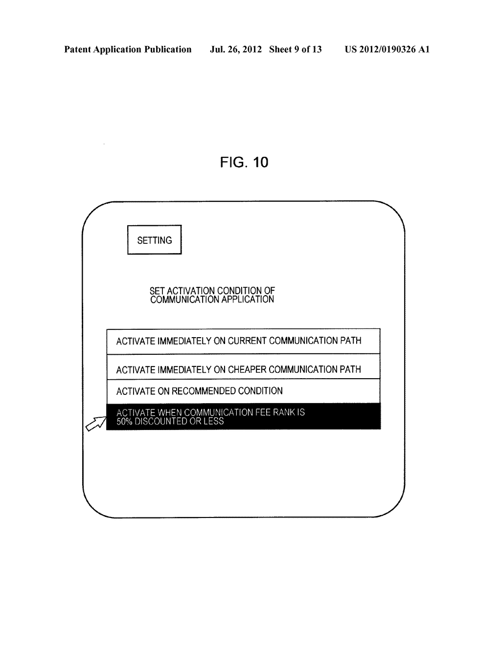 COMMUNICATION FEE PREDICTION DEVICE, COMMUNICATION DEVICE, COMMUNICATION     SYSTEM, AND CHARGING METHOD - diagram, schematic, and image 10