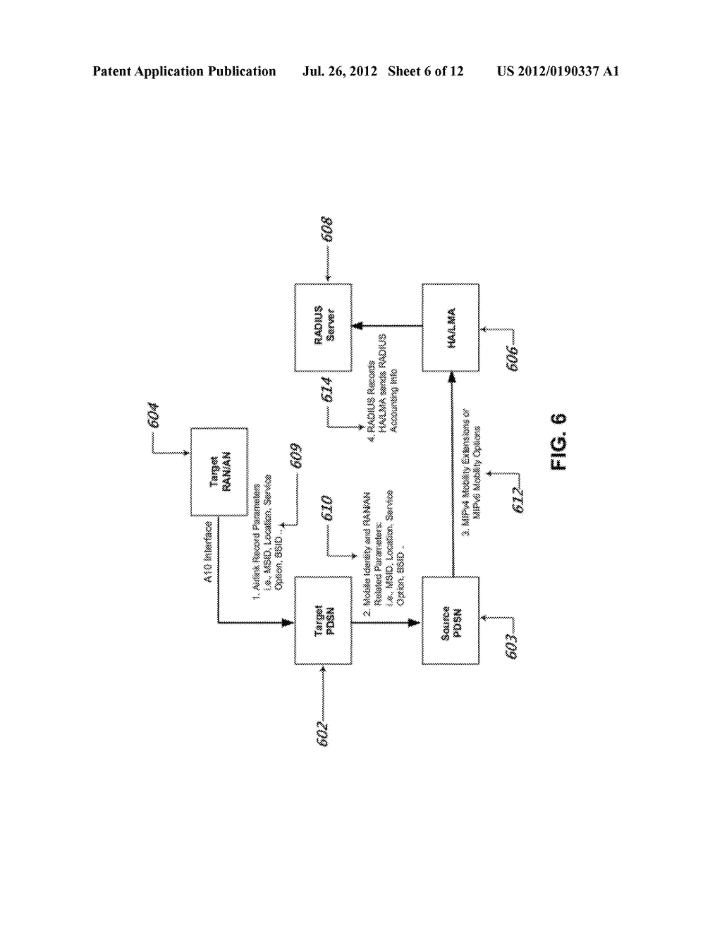 METHODS AND APPARATUS FOR ACCOUNTING AT HOME AGENT (HA) / LOCAL MOBILITY     AGENT (LMA) FOR CDMA2000 SYSTEMS - diagram, schematic, and image 07