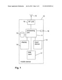 METHOD FOR CHANGING AN OPERATING MODE OF A MOBILE DEVICE diagram and image