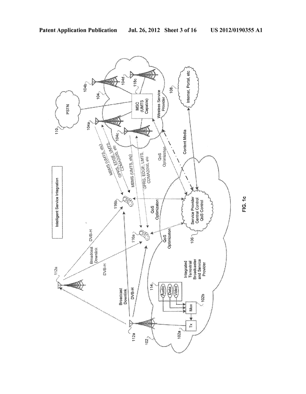 Method and System for Cellular Network Services and an Intelligent     Integrated Broadcast Television Downlink Having Intelligent Service     Control With Feedback - diagram, schematic, and image 04
