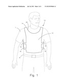 Vibrating Gaming Vest diagram and image