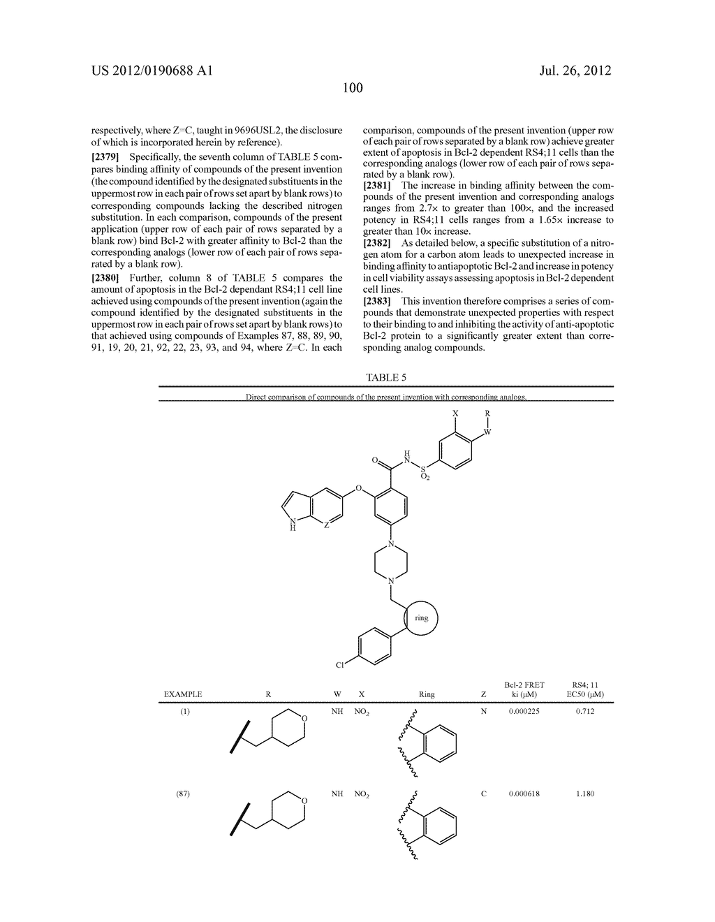 APOPTOSIS-INDUCING AGENTS FOR THE TREATMENT OF CANCER AND IMMUNE AND     AUTOIMMUNE DISEASES - diagram, schematic, and image 101