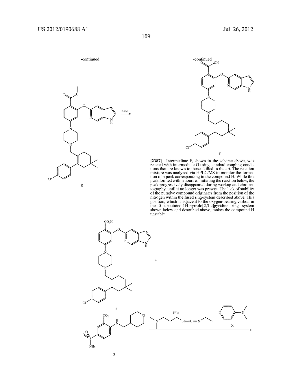 APOPTOSIS-INDUCING AGENTS FOR THE TREATMENT OF CANCER AND IMMUNE AND     AUTOIMMUNE DISEASES - diagram, schematic, and image 110