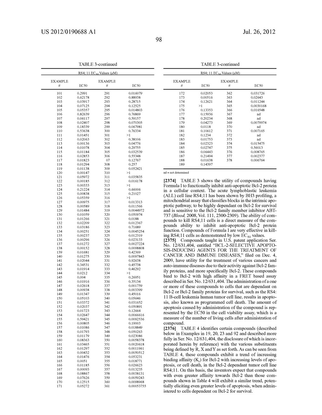 APOPTOSIS-INDUCING AGENTS FOR THE TREATMENT OF CANCER AND IMMUNE AND     AUTOIMMUNE DISEASES - diagram, schematic, and image 99