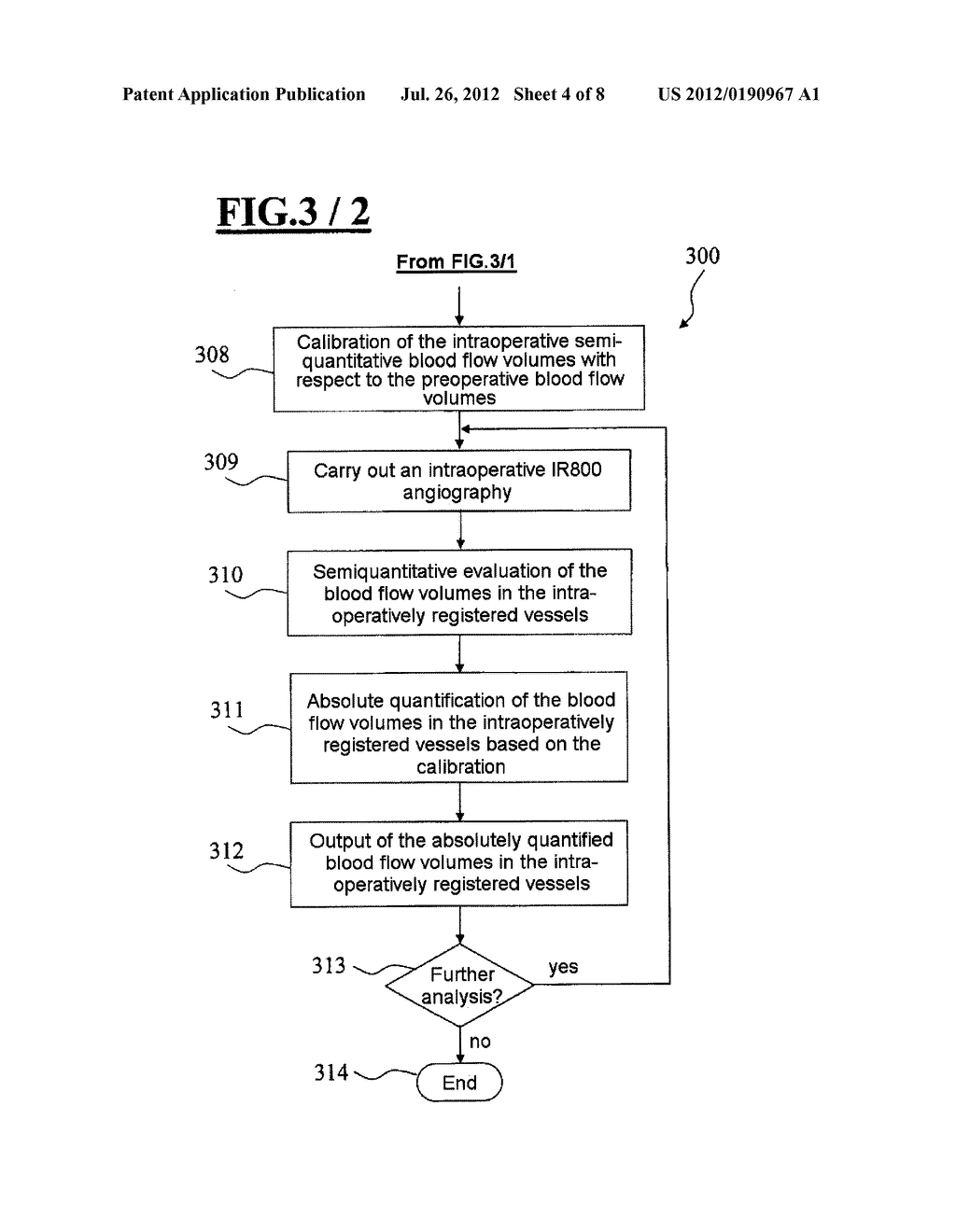 ARRANGEMENT AND METHOD FOR QUANTITATIVELY DETERMINING THE BLOOD FLOW     WITHIN BLOOD VESSELS - diagram, schematic, and image 05