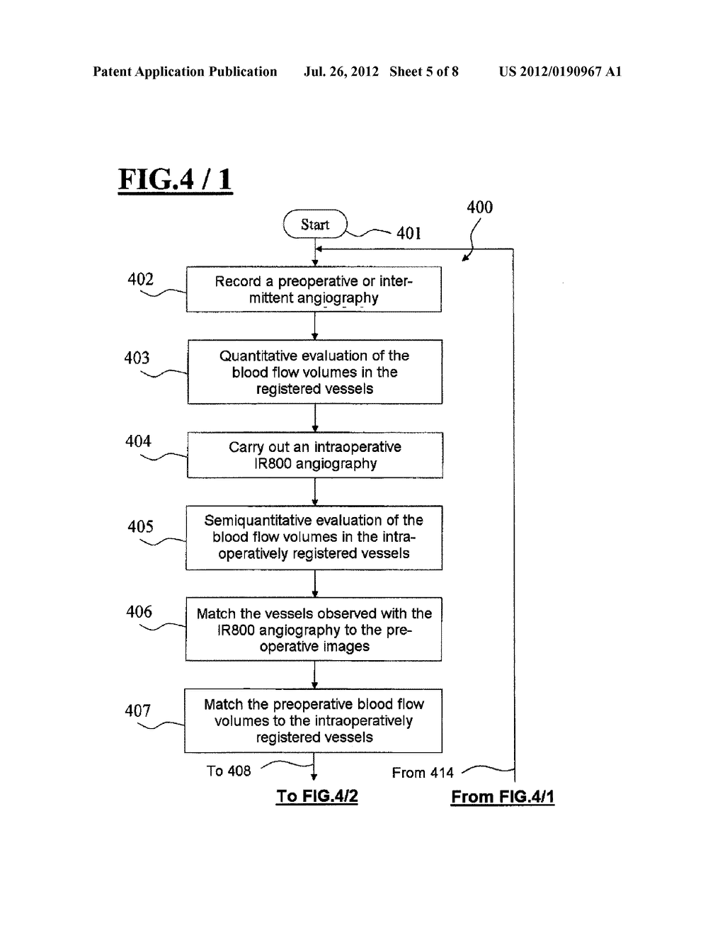 ARRANGEMENT AND METHOD FOR QUANTITATIVELY DETERMINING THE BLOOD FLOW     WITHIN BLOOD VESSELS - diagram, schematic, and image 06