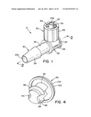 TUBE CONNECTOR WITH INTEGRATED RELIEF VALVE diagram and image