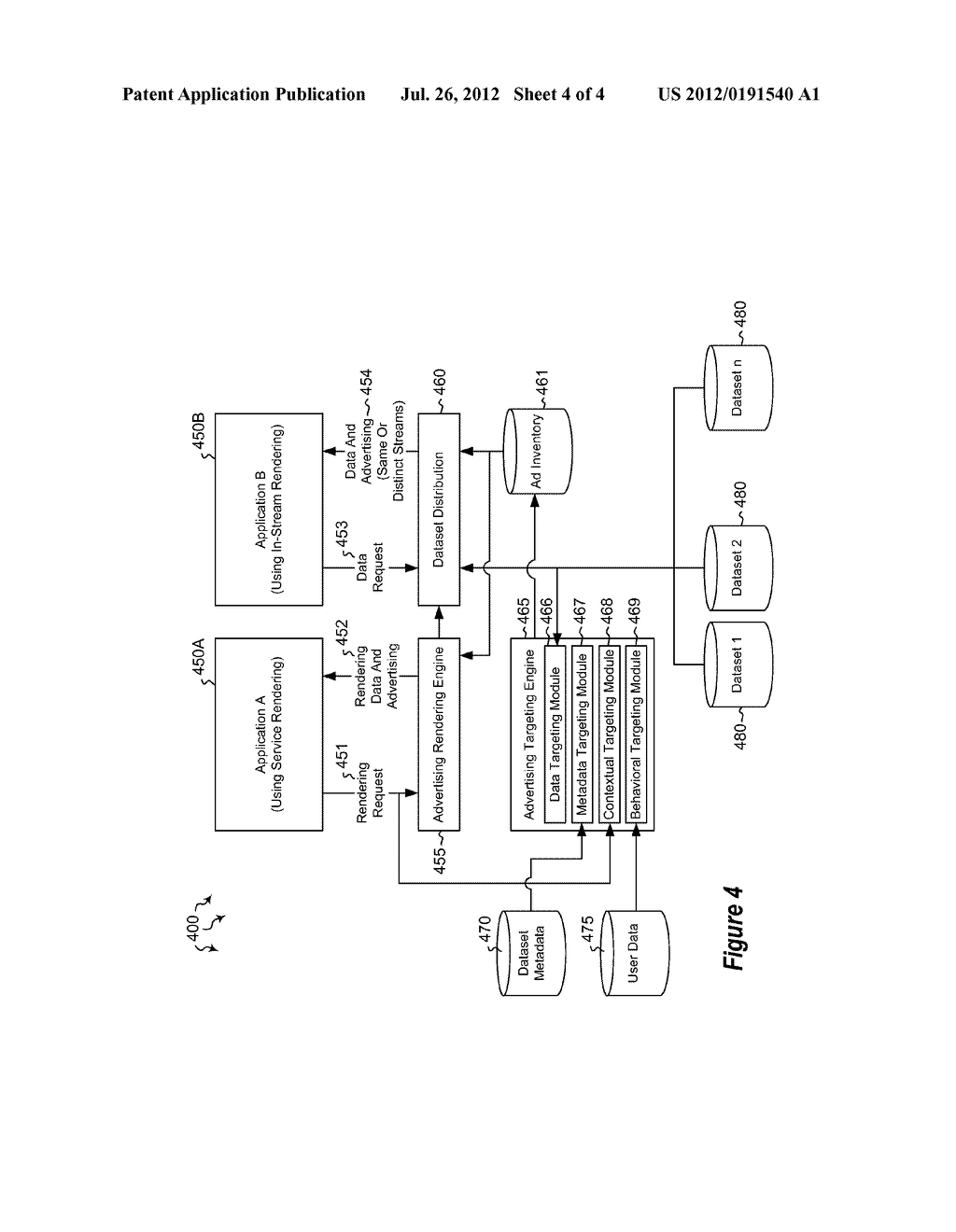 AUTOMATIC APPLICATION OF TARGETED ADVERTISING IN DATASETS - diagram, schematic, and image 05