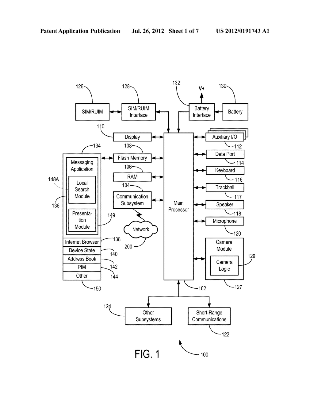 SYSTEM AND METHOD FOR PRESENTATION OF LOCAL AND REMOTE MESSAGE SEARCH     RESULTS - diagram, schematic, and image 02