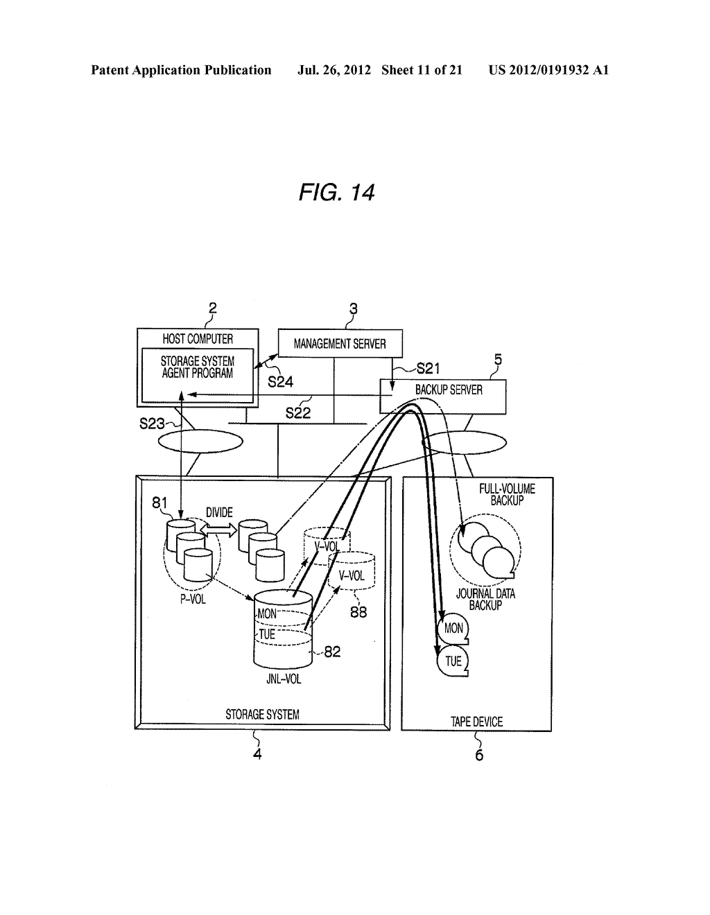 COMPUTER SYSTEM AND BACKUP METHOD THEREFOR - diagram, schematic, and image 12