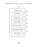 ELECTRONIC DEVICE AND METHOD FOR MANAGING TEST RESULTS diagram and image