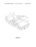 METHOD FOR MANUFACTURING A MATTRESS OR A MATTRESS-PILLOW COMBINATION AND     COMPONENTS USED THEREIN diagram and image