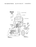 Transportation device with reciprocating part and kinetic storage diagram and image