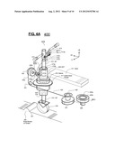 Transportation device with reciprocating part and kinetic storage diagram and image