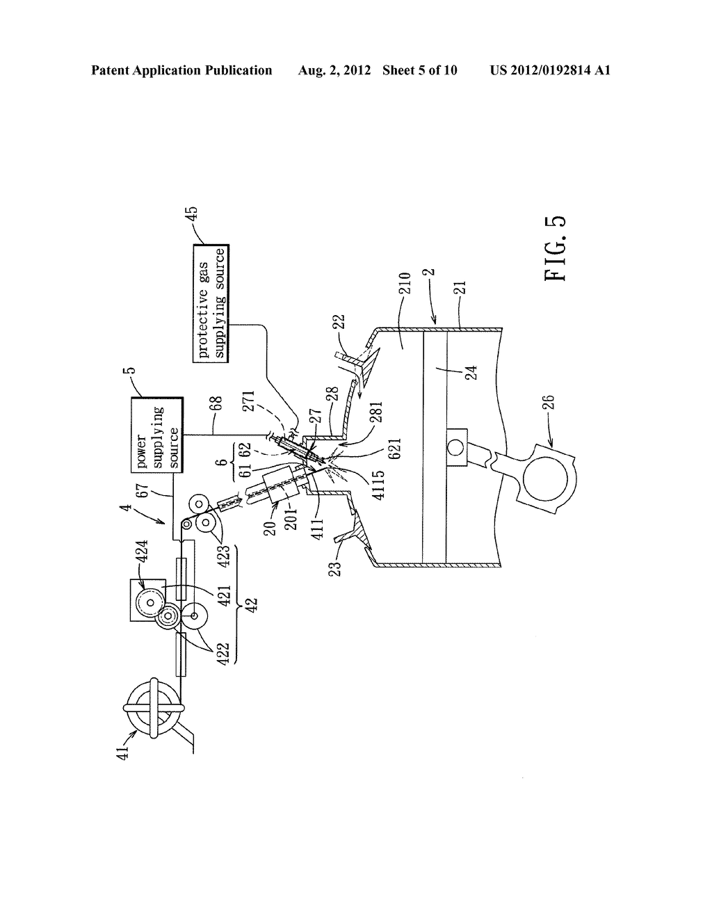 METAL FUEL POWERED DRIVING SYSTEM AND METHOD OF DRIVING A PISTON IN A     CYLINDER - diagram, schematic, and image 06