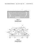 KEY STRUCTURE OF KEYBOARD DEVICE diagram and image