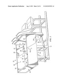 VEHICULAR UTILITY BED HAVING END WALL AND SEAT BOTTOM PORTION AND VEHICLES     INCLUDING SAME diagram and image