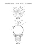 SOLID STATE LIGHT WITH OPTICAL DIFFUSER AND INTEGRATED THERMAL GUIDE diagram and image