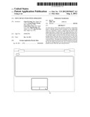 INPUT DEVICE WITH SWING OPERATION diagram and image