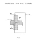 TOUCH WINDOW OBTAINING COORDINATE POSITION ON BOUNDARY PORTION OF VIEW     AREA AND METHOD THEREOF diagram and image