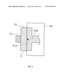 TOUCH WINDOW OBTAINING COORDINATE POSITION ON BOUNDARY PORTION OF VIEW     AREA AND METHOD THEREOF diagram and image