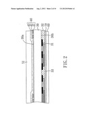 TOUCH-SENSING DISPLAY DEVICE AND METHOD FOR MANUFACTURING THE SAME diagram and image