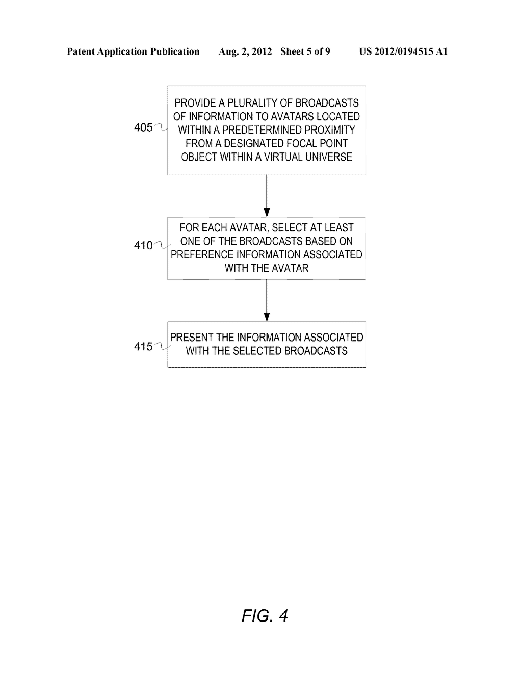 DYNAMIC SPAWNING OF FOCAL POINT OBJECTS WITHIN A VIRTUAL UNIVERSE SYSTEM - diagram, schematic, and image 06