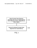 System and Method for Managing Cache Storage in Adaptive Video Streaming     System diagram and image